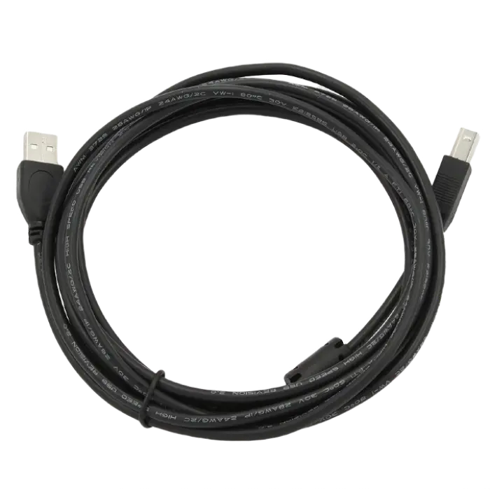 Коммуникационный кабель Cablexpert CCF-USB2-AMBM-10 Черный