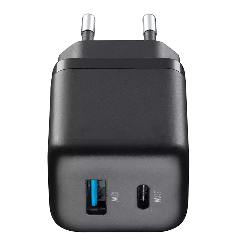 Зарядное устройство Cellularline Charger GAN Черный