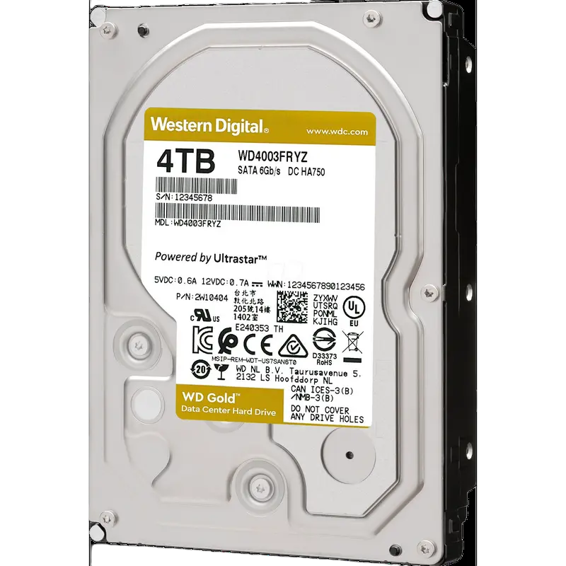 Жесткий диск Western Digital WD Gold 4 ТБ