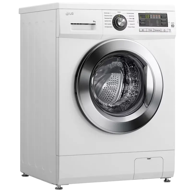 Mașină de spălat LG F1096TD3 Alb