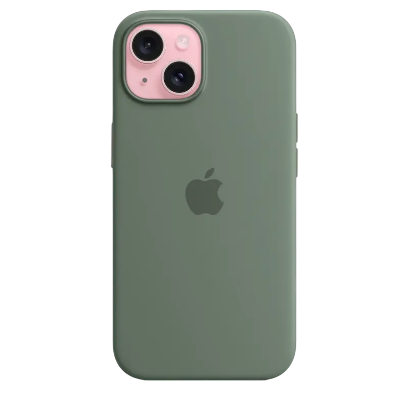 Чехол Apple iPhone 15 Silicone Case MagSafe Силиконовый Чехол Кипарис