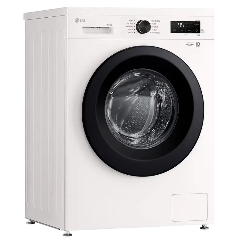 Mașină de spălat cu uscător LG W4X1085NWK Alb