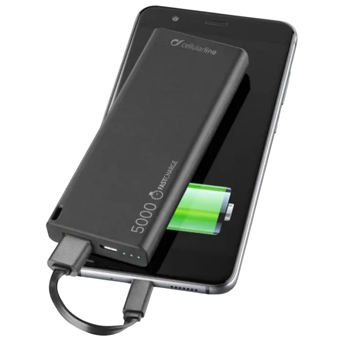 Acumulator extern Cellularline FreePower MANTA Negru