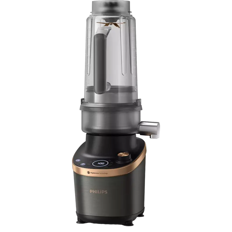 Blender staționar Philips Flip&Juice HR3770/10 Negru | Cupru