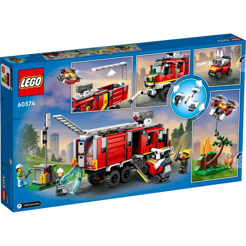 Конструктор LEGO Fire Command Truck Разноцветный