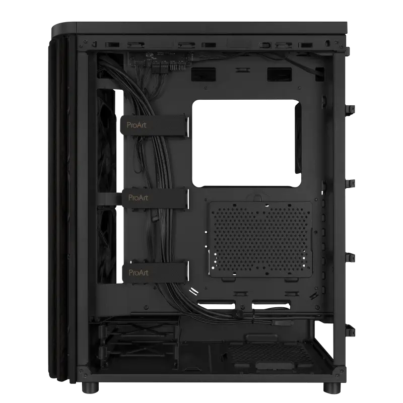 Компьютерный корпус ASUS ProArt PA401 Wood TG Midi-Tower Черный