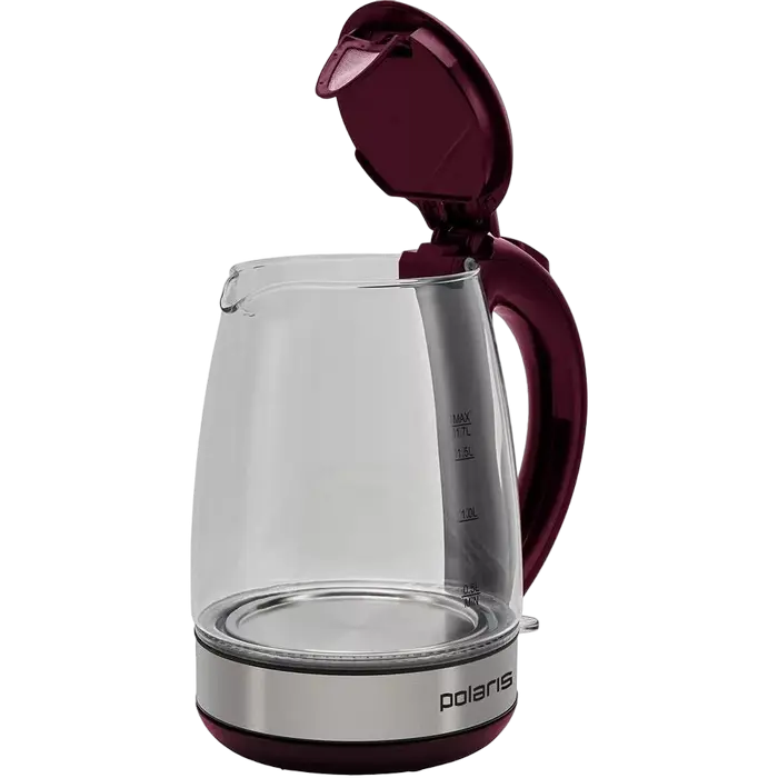 Электрочайник Polaris PWK1740CGL Бордовый