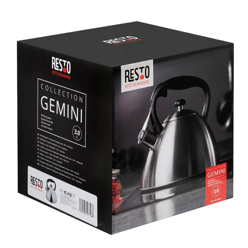 Чайник RESTO GEMINI Gemini Нержавеющая сталь