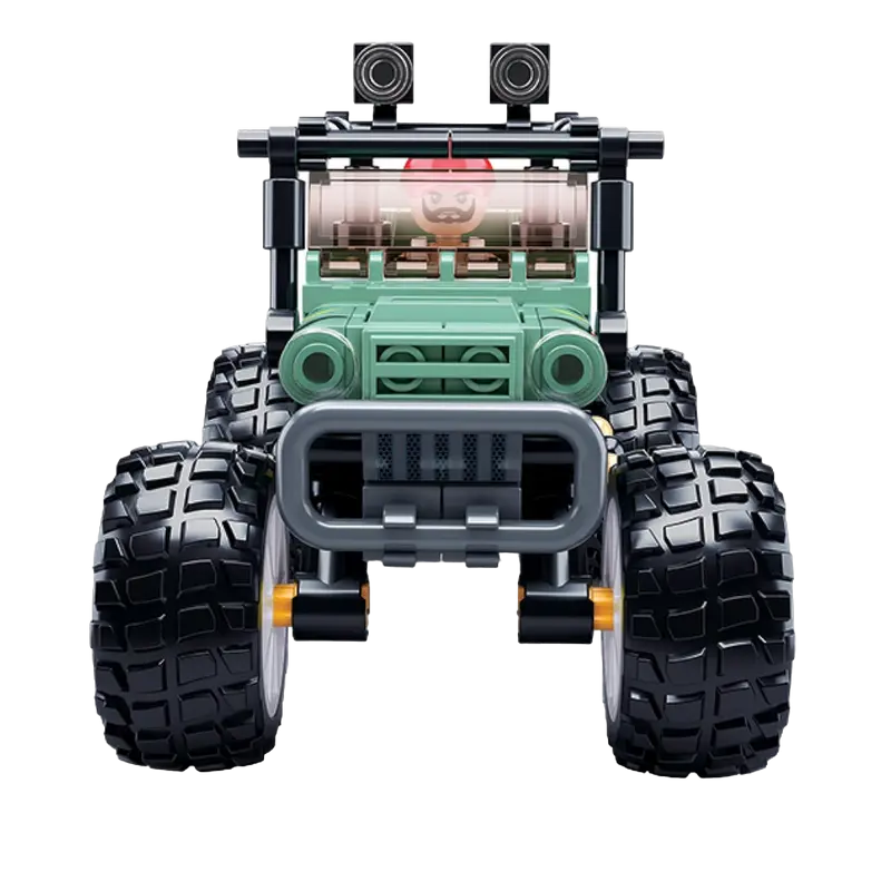 Конструктор Sluban Town - Green SUV Зелёный