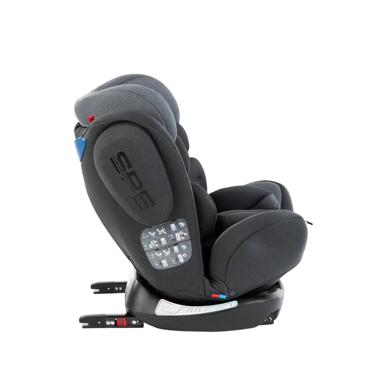 Детское автокресло Kikka Boo 4 Fix DOUBLE ISOFIX Серый