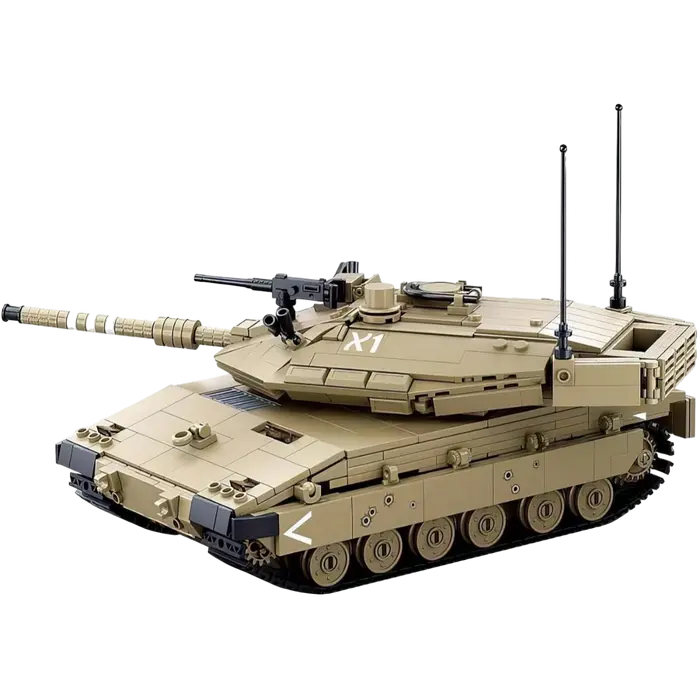 Конструктор с радиоуправлением Sluban Power Bricks - Merkava MK4 RC Бежевый