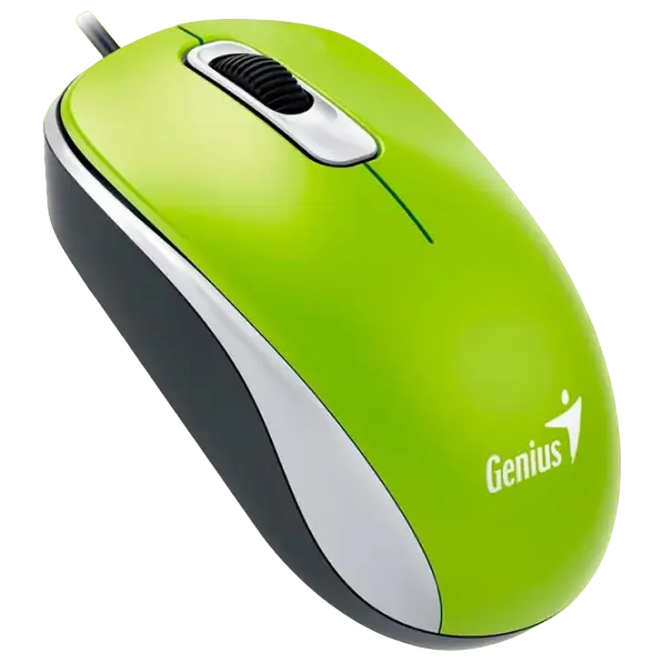 Мышь Genius DX-110 Проводное Зелёный