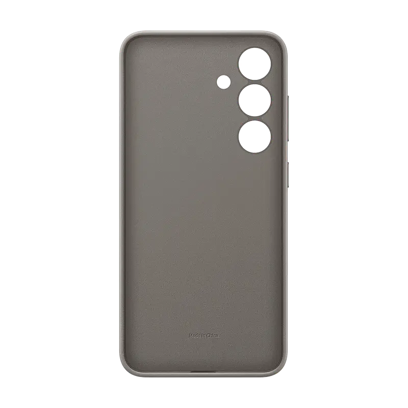 Чехол Samsung Galaxy S24 Vegan Leather Case Vegan Leather Серо-коричневый