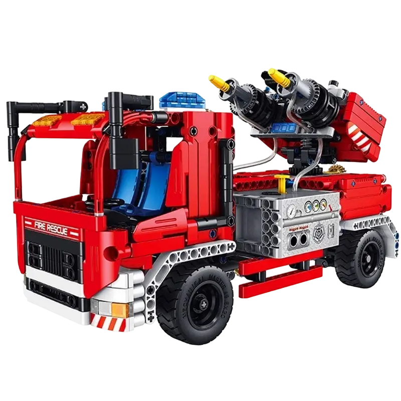 Конструктор iM.Master Fire Truck with Water Spraying Красный