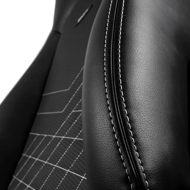 Scaun Gaming Noblechairs Icon PU Piele Negru/Alb