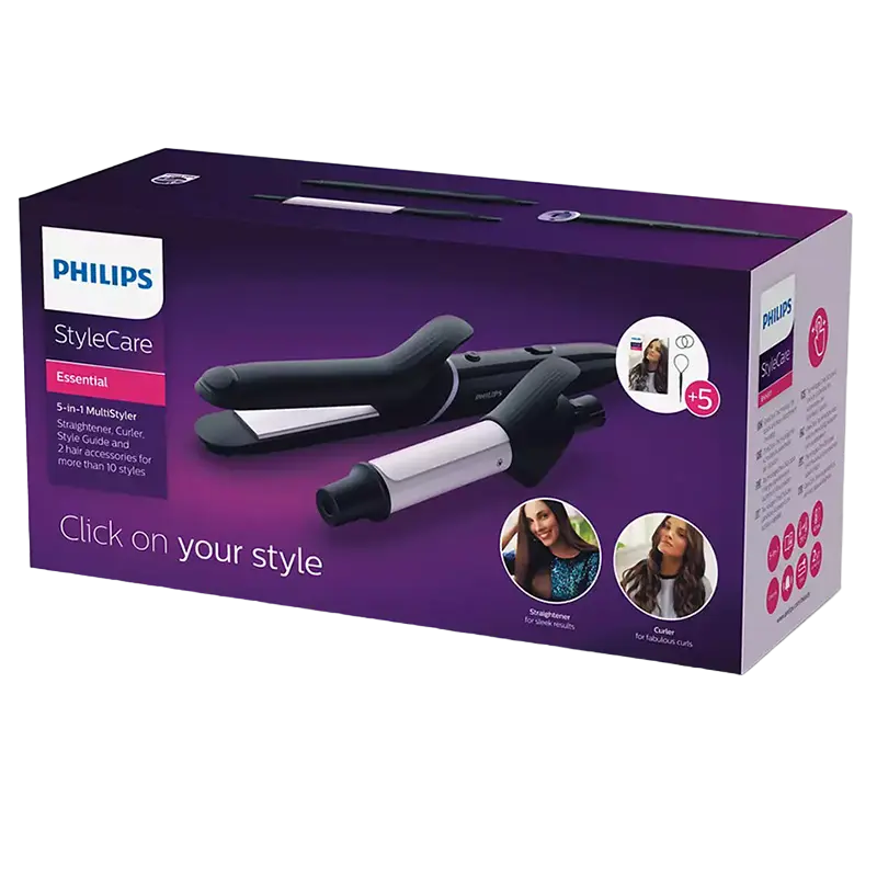 Стайлер Philips StyleCare BHH811/00 Чёрный | Фиолетовый