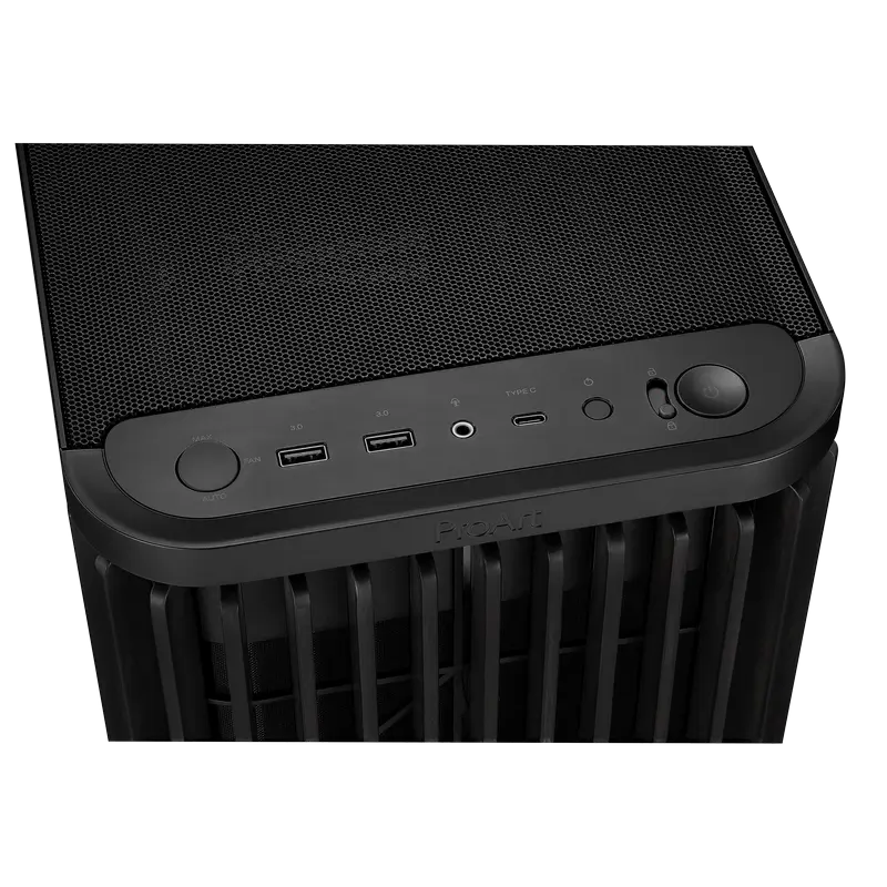 Компьютерный корпус ASUS ProArt PA401 Wood TG Midi-Tower Черный