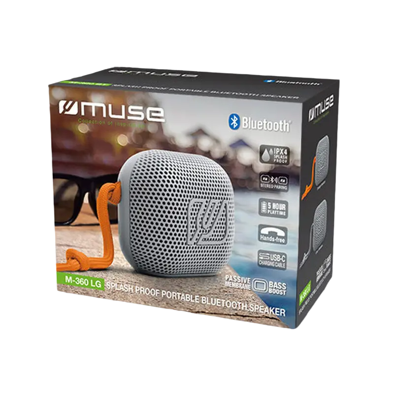 Boxă portabilă MUSE M-360 LG Gri