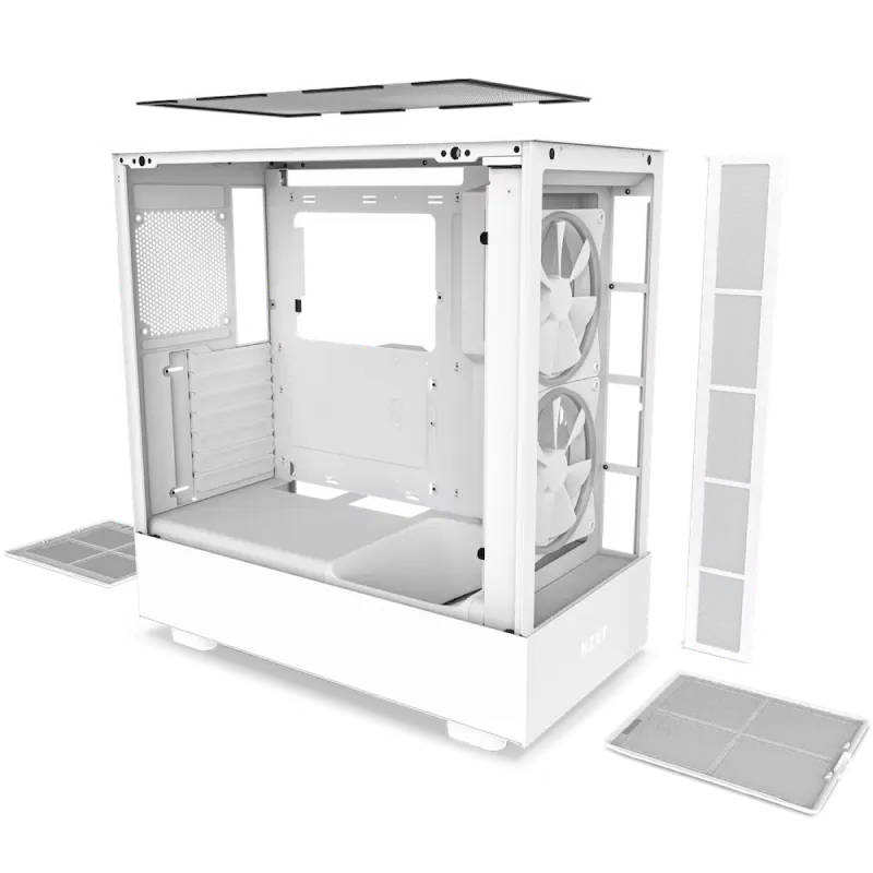 Carcasă PC NZXT H5 Elite Midi-Tower Alb