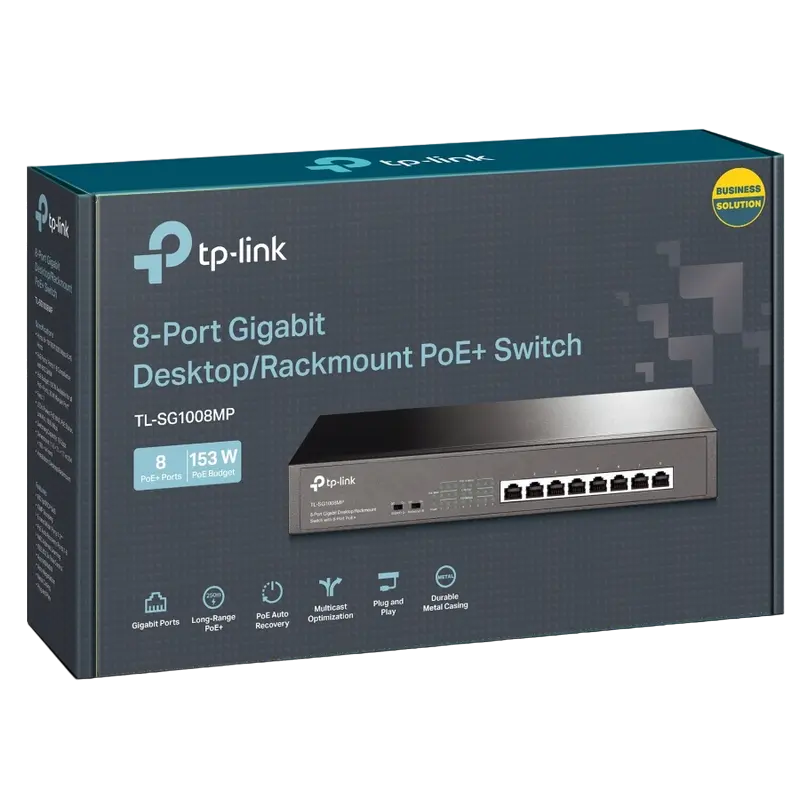 PoE коммутатор TP-LINK Desktop/Rackmount Switch Черный