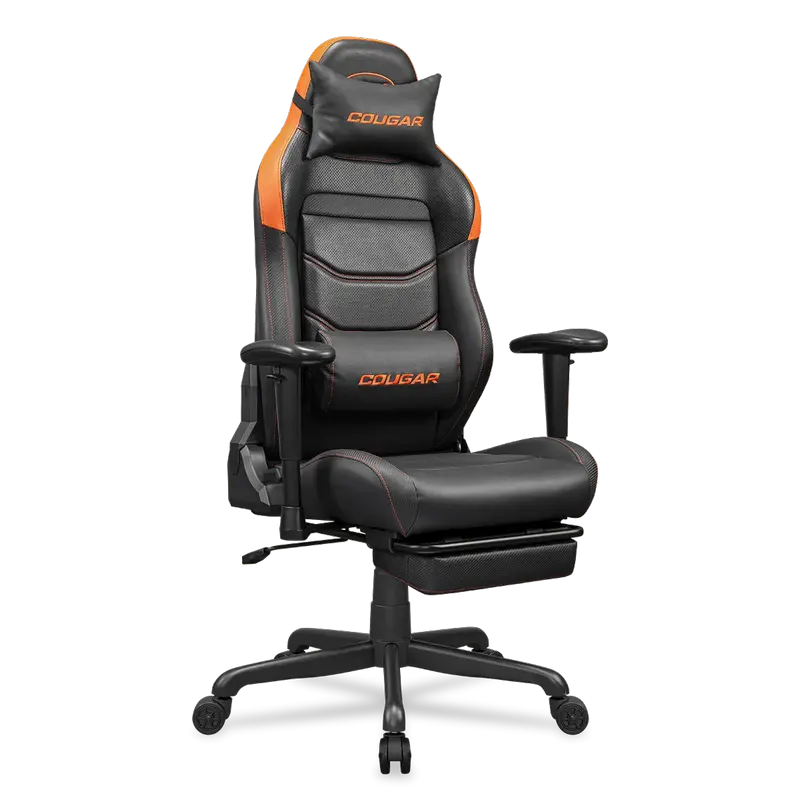 Игровое кресло Cougar Explore Neo ПВХ Кожа Черный | Оранжевый