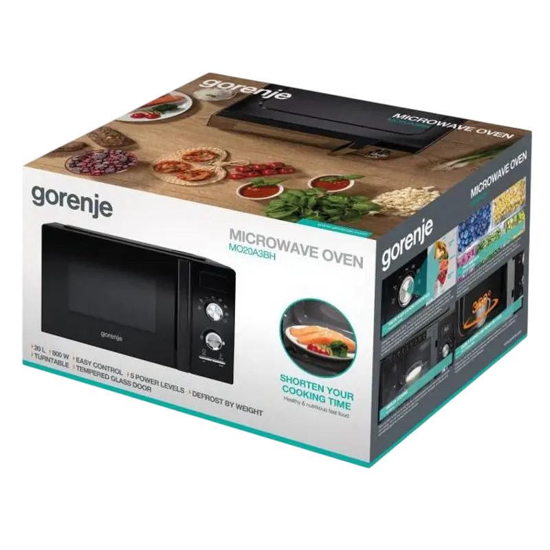 Микроволновая печь Gorenje MO20A3BH Черный