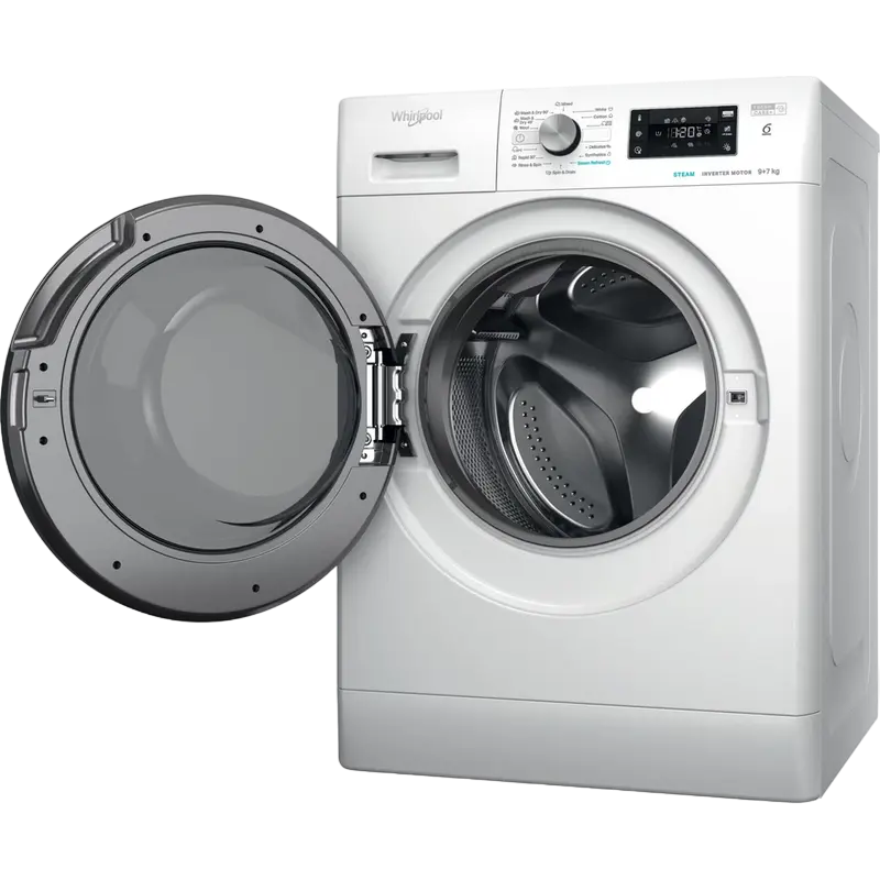Mașină de spălat cu uscător Whirlpool FFWDB 976258 BV EE Alb