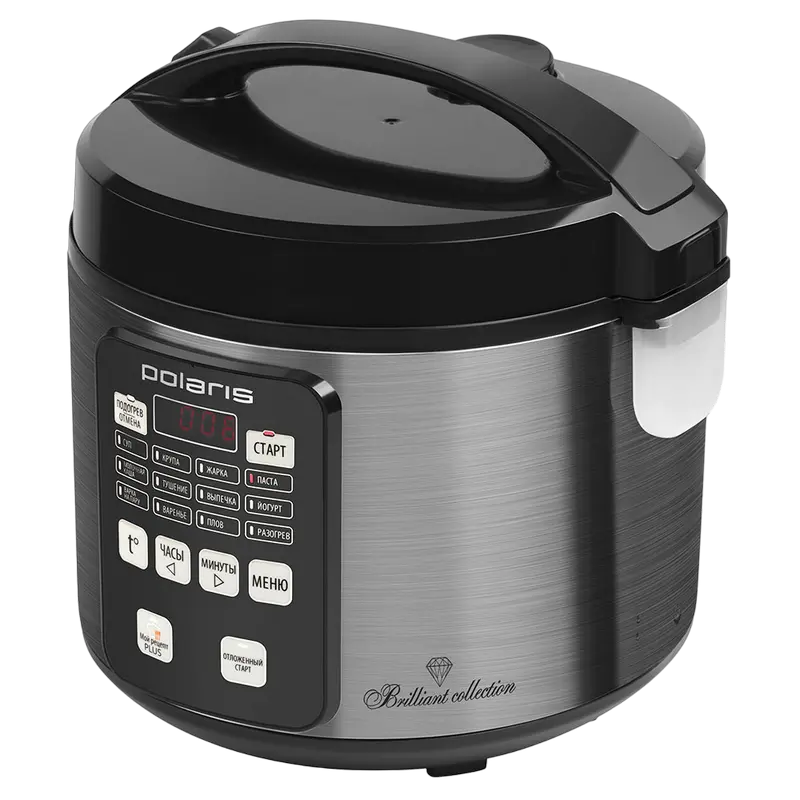 Мультиварка Polaris PMC 0593AD Серебристый | Черный