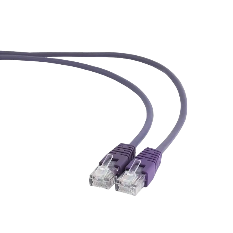 Патч-корд Cablexpert PP12-0.5M/V Фиолетовый