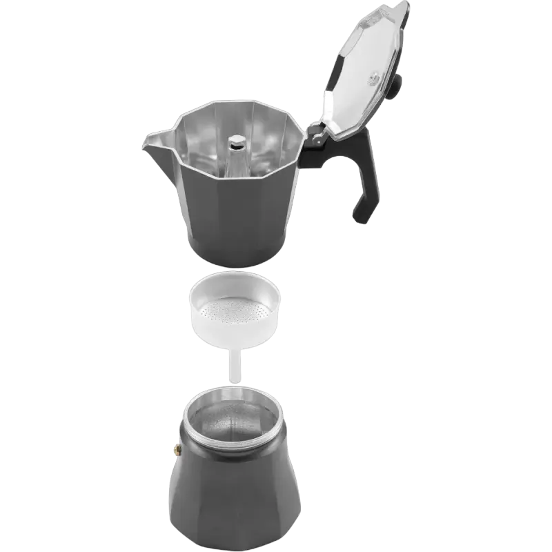 Гейзерная кофеварка Polaris Graphit-9С Graphit Серый