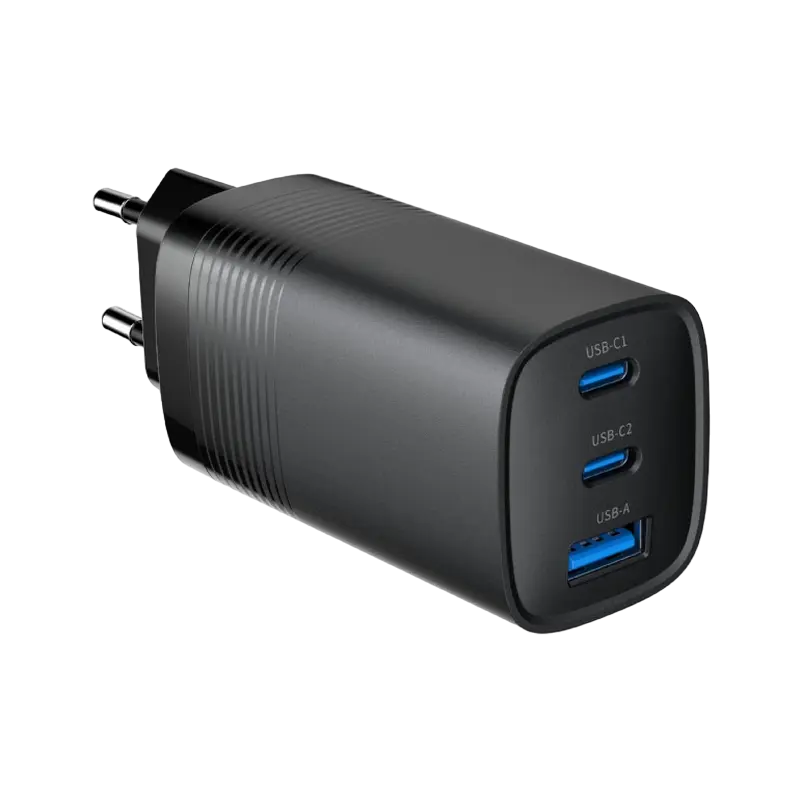 Зарядное устройство Gembird TA-UC-PDQC65-01-BK Черный