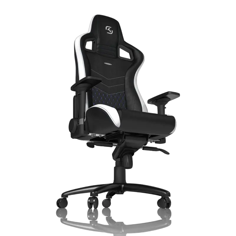 Игровое кресло Noblechairs Epic Искусственная кожа Черный/Белый