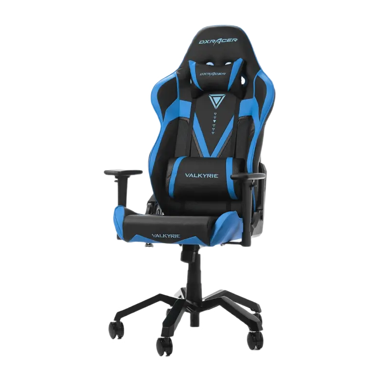 Scaun Gaming DXRacer Valkyrie GC-V03-NB PU Piele Negru/Albastru