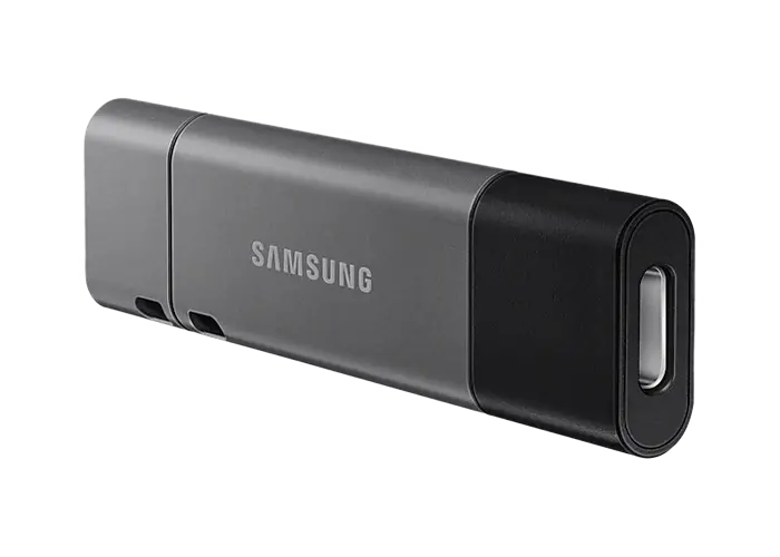 USB Flash накопитель Samsung DUO Plus 32ГБ Черный/Серый