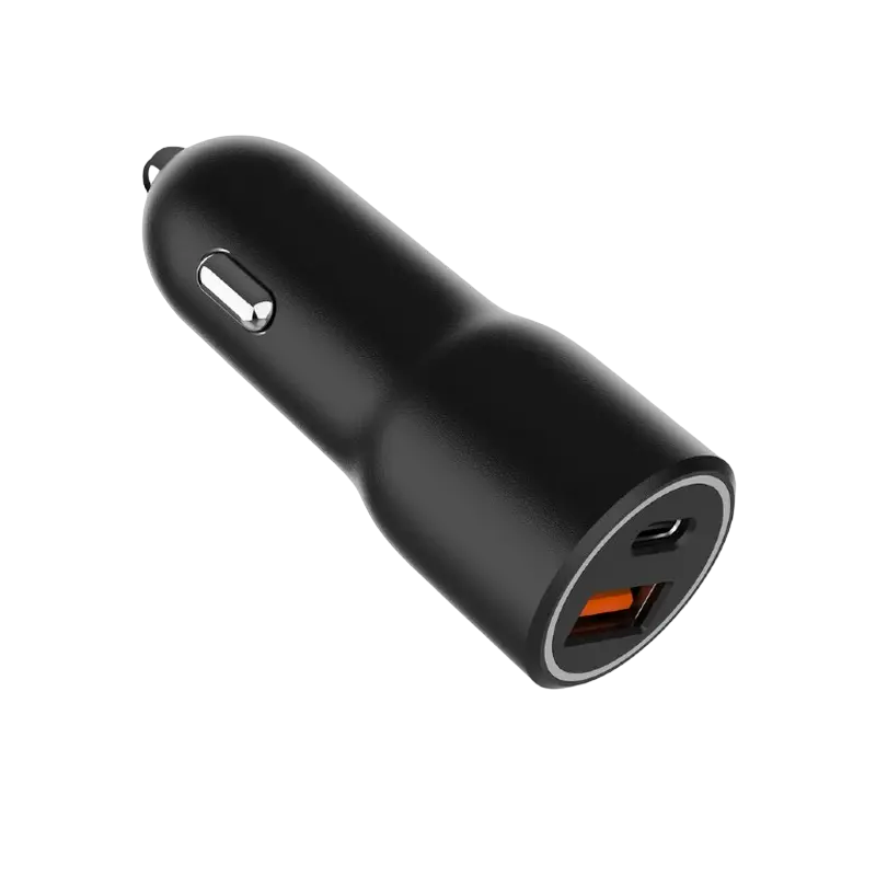 Incărcător auto Gembird TA-UC-AC2PDQC38-CAR-01 Negru