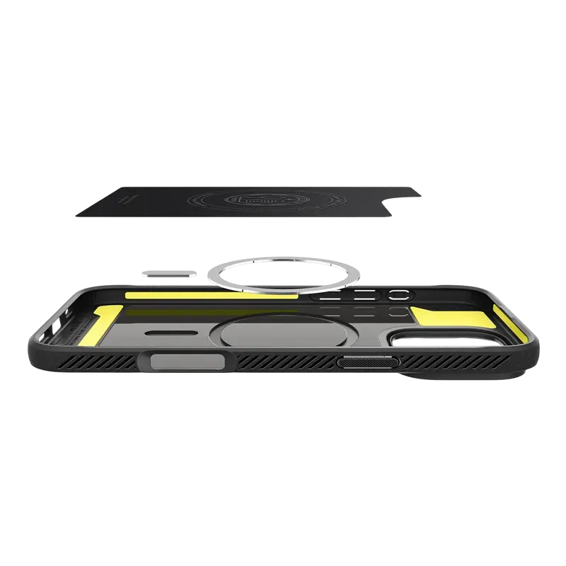 Чехол Spigen Apple iPhone 16 Pro Rugged Armor Magsafe Rugged Armor Матовый черный