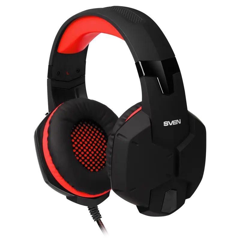 Căști SVEN AP-G988MV Negru/Rosu