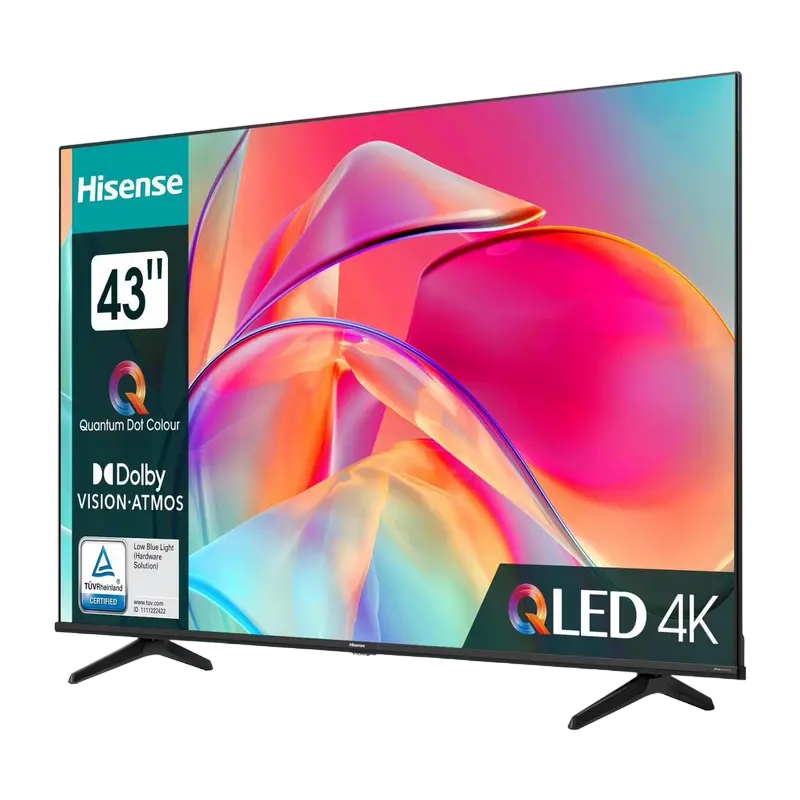43" QLED SMART Телевизор Hisense 43E7KQ Черный