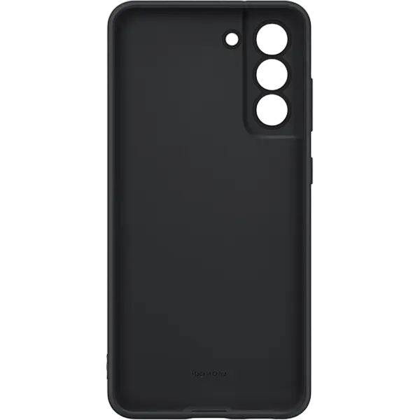 Чехол Samsung Galaxy S21 FE Silicone Cover Чёрный