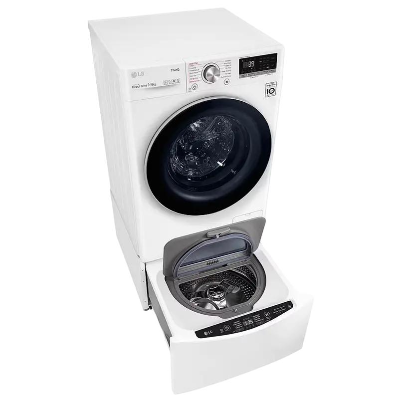 Mașină de spălat cu uscător LG F4DV709S1E Alb