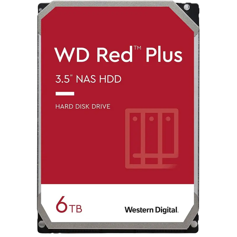 Жесткий диск Western Digital WD Red Plus WD Red Plus™ 6 ТБ