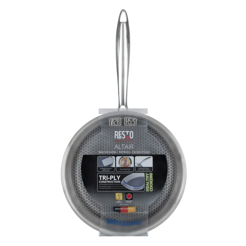 Сковорода RESTO Altair ALTAIR Серебристый