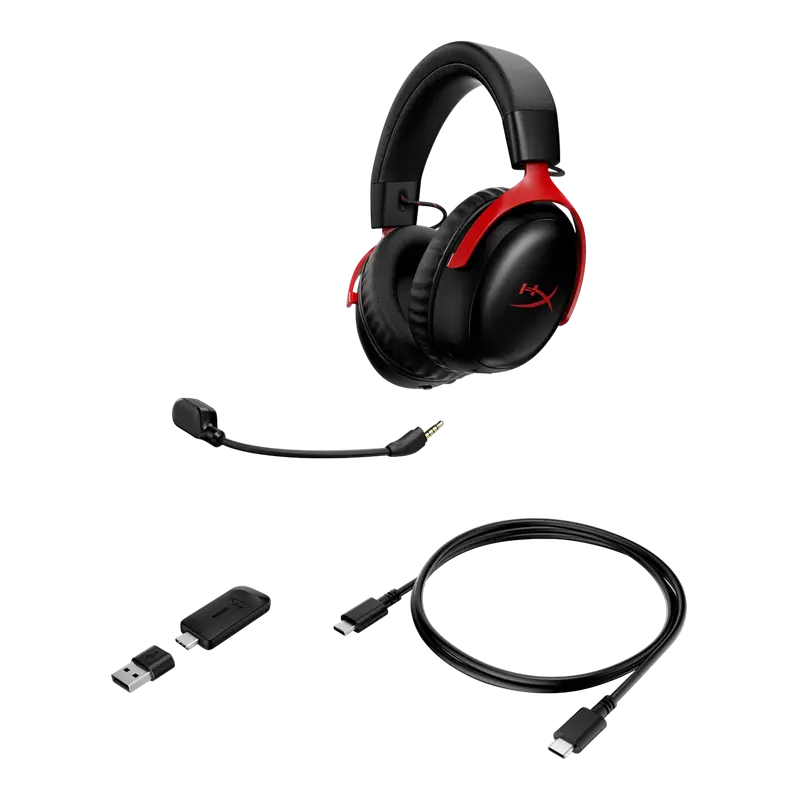 Наушники HyperX Cloud III S Черный | Красный