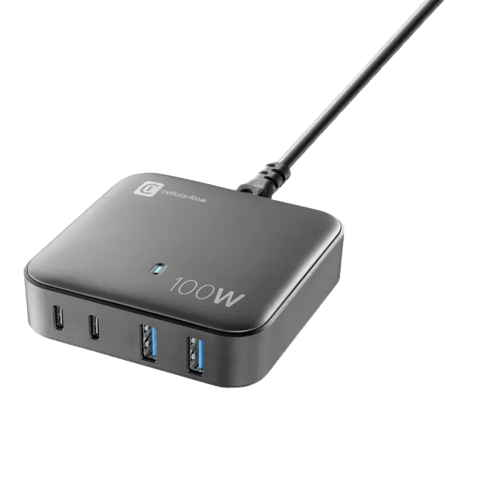 Зарядное устройство Cellularline Nano GaN Черный