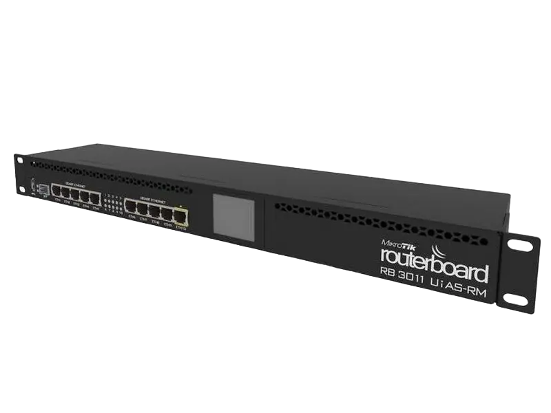 Маршрутизатор MikroTik RB3011UiAS-RM Черный