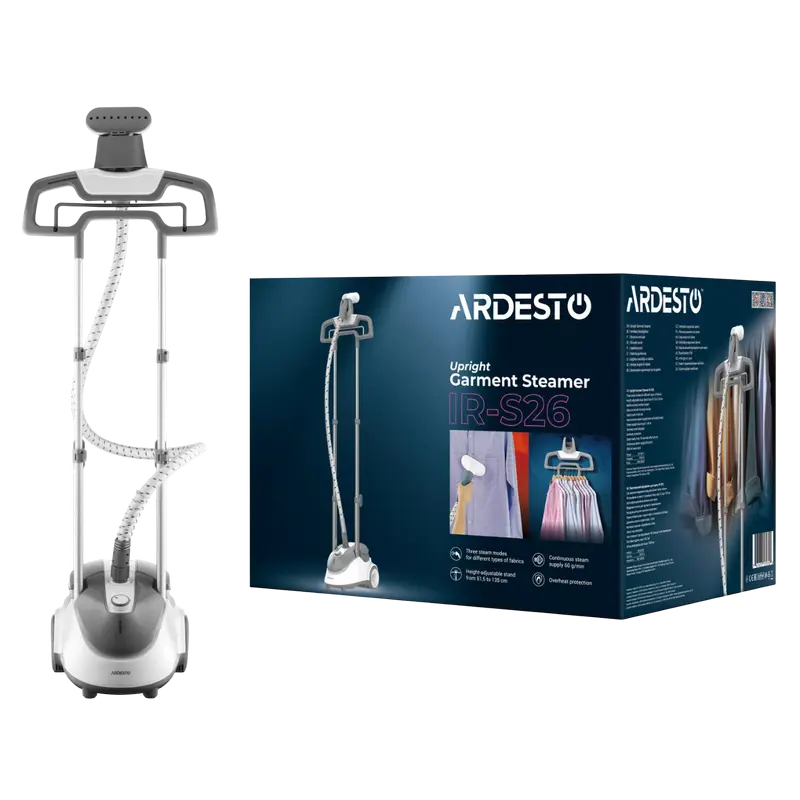 Стационарный отпариватель Ardesto IR-S26 Белый | Серый