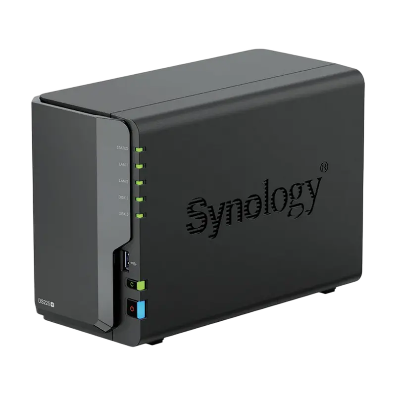 Сетевое хранилище SYNOLOGY DS225+ Черный