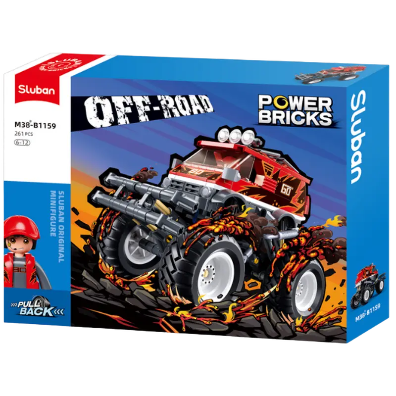 Конструктор Sluban Off-Road - Big Foot Red BKI Красный