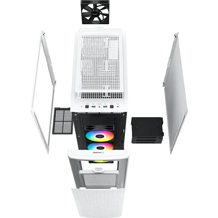 Компьютерный корпус Deepcool CK560 WH Midi-Tower Белый