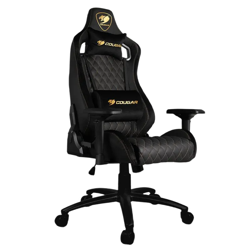 Игровое кресло Cougar Armor S ПВХ Кожа Черный/Золотой